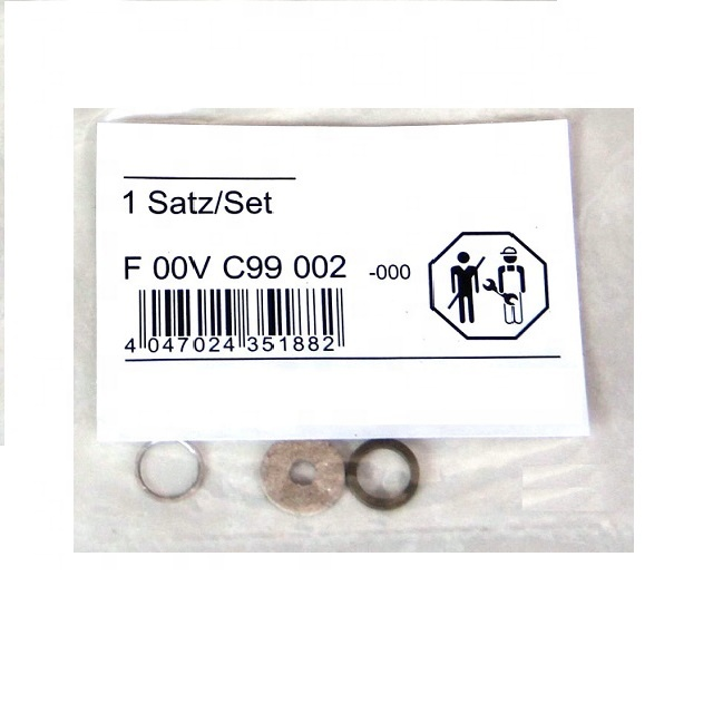 Common Rail Injector Overhaul Kit F00VC99002 Injector Repair Kits Steel Ball Gasket Shims Steel Ball Size 1.34mm for Bosch