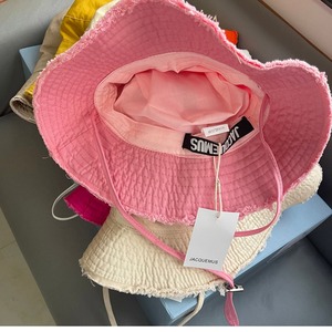 <span class=keywords><strong>Chapeau</strong></span> de soleil pliable pour femmes été en plein air plage pêcheur <span class=keywords><strong>chapeau</strong></span> crème solaire Protection UV casquette réglable coton large bord seau casquettes - Product Image 5