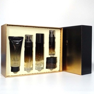 Envase Ecológico Moderno de Lujo Dorado con Bomba, Botella y Tarro de Vidrio Vacíos para Lociones y Cremas, Set de Envases para Cuidado de la Piel - Product Image 4