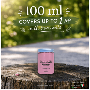 20 COTTON CANDY 100 ml LaChalk the evolution of <b>chalk</b> paint Where <b>chalk</b> meets resin: Hybrid <b>Chalk</b> Resin Paint made in Italy - Product Image 2