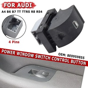 Nuevos Interruptores de elevación de ventana, Panel de Control ABS, interruptor trasero del lado del pasajero delantero para Audi A4 B6/B7 TT TTRS R8 RS4 8E0959855 - Product Image 3