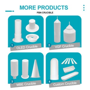 Crisol de nitruro de boro pirolítico (PBN) con una pureza del 99,999% para el crecimiento de monocristales de GaAs e InP con <span class=keywords><strong>B2O3</strong></span> - Product Image 6