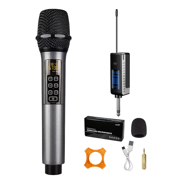 GAW-010A Uhf Mic Wireless Mic Professional Conference Home Computer Power Amplifier Outdoor Audio