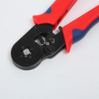 Pince à sertir carrée auto-ajustable à mâchoires dentelées HSC8 6-4A de qualité industrielle pour le câblage électrique professionnel