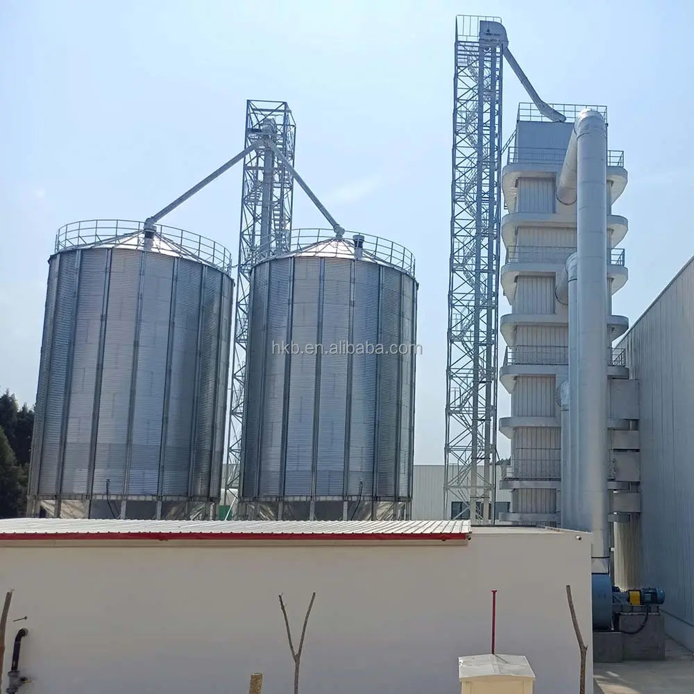 Large Capacity Grain Silos 2000 Ton Price 6000 Ton Cereal Grain Silos