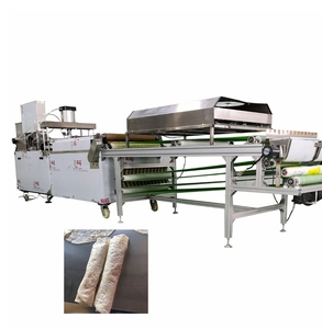 เครื่องทำขนมปัง Pita อาหรับบางมาก/เครื่องผลิตแป้ง Tortilla อัตโนมัติ/สายการผลิต Chapatti Roti - Product Image 4