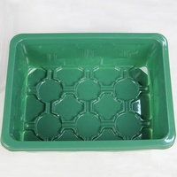 Plateau hydroponique pour plantes de jardin, bac de plantation avec couvercle, 12 cellules, plateau de pépinière en plastique avec dôme pour la croissance des graines