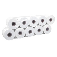 Rollo de Papel Térmico para Caja Registradora, 57x40mm, Precio de Fábrica, Papel para POS y ATM de Alta Calidad para Supermercado