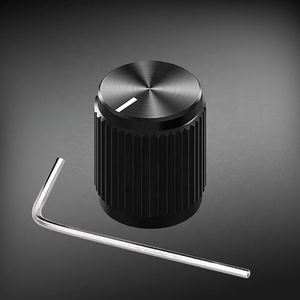 CNC Machined Aluminum Guitar Effect Pedal Potentiometer Knob Set with Anodized Finish and Set Screw - Product Image 3