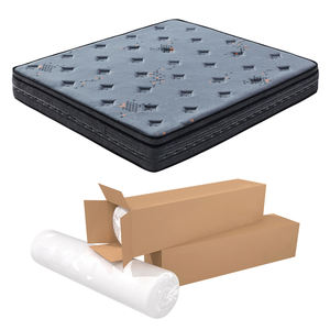 King Queen Size Slow-Recovery Spring Mattress 450g/m Gray Knitted Fabric Soft Comfortable Fiber Felt Modern Hospital Apartment - Product Image 1