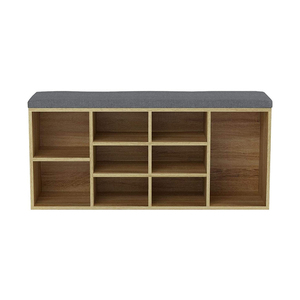 Scarpiera verticale moderna e compatta DU'S con seduta a divano e ampio spazio contenitore per scarpe e stivali - Product Image 2