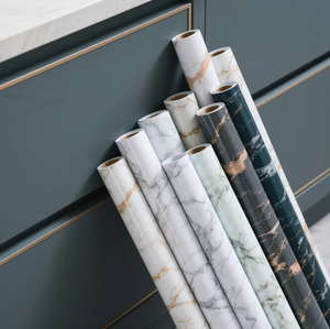 Panneau auto-adhésif en couleurs <span class=keywords><strong>de</strong></span> marbre <span class=keywords><strong>pour</strong></span> mur Marbre Film PVC Enveloppe en vinyle <span class=keywords><strong>Plan</strong></span> <span class=keywords><strong>de</strong></span> <span class=keywords><strong>travail</strong></span> <span class=keywords><strong>de</strong></span> cuisine Feuille <span class=keywords><strong>de</strong></span> marbre en pvc <span class=keywords><strong>pour</strong></span> sol et meubles - Product Image 1