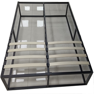 Duy Nhất Dễ Dàng Lắp Ráp Nhiệm Vụ Nặng Nề Nệm Nền Tảng Không Có Hộp Mùa Xuân Cần Kim Loại Khung Giường - Product Image 1