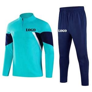 Thailand-Qualität Fußball-Trainingsanzüge Warme Kinder-Team-Fußball-Trainingsanzüge Herren Fußballverein Fußballjacke - Product Image 4