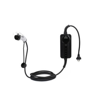 휴대용 EV 충전기 IEC 62196 유형 2 레벨 2 EV 빠른 충전 10- 32A 7kw 전기 자동차 충전기 제어 상자 5 미터 케이블 - Product Image 1