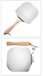 12 "X 14" buccia per <span class=keywords><strong>Pizza</strong></span> in alluminio, paletta per <span class=keywords><strong>Pizza</strong></span> in metallo con manico in legno pieghevole, <span class=keywords><strong>accessori</strong></span> per <span class=keywords><strong>Pizza</strong></span> <span class=keywords><strong>accessori</strong></span> per <span class=keywords><strong>Pizza</strong></span> - Product Image 3