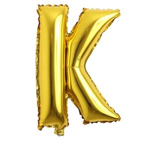 Disegni personalizzati festa di buon compleanno per bambini <span class=keywords><strong>palloncini</strong></span> lamina con numeri alfabetici in oro singolo da 16 pollici - Product Image 5
