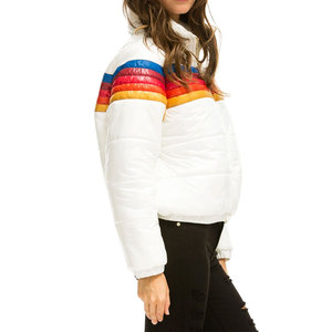Vestes matelassées coupe-vent personnalisées en gros, qualité supérieure, nouvelle collection hiver, manches longues, pour femmes, avec étiquette privée - Product Image 5