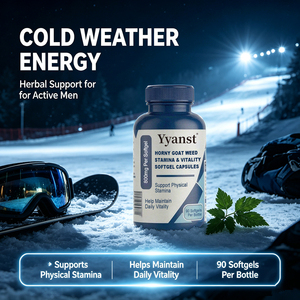 Capsules de Gélules Énergie & Vitalité à l'Extrait de Horny Goat Weed – Compléments Herbales pour Hommes Aident à Maintenir l'Énergie Quotidienne des Hommes Actifs - Product Image 4