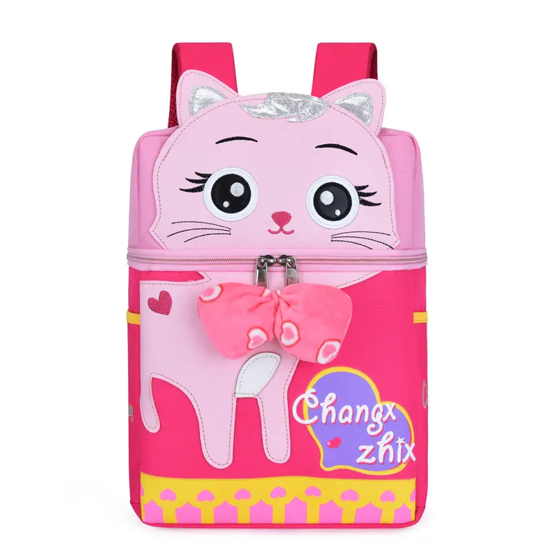 Hot Selling Children School Backpack With Chest Buckle Safety Toddler Backpack Animal Schoolbag Carry Bag
