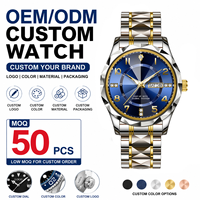 Montre de couple personnalisée BINBOND B6632 6632, montres à quartz pour homme et femme, montre-bracelet pour lui et pour elle, montre romantique tendance, OEM ODM