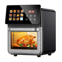 Freidora de Aire Doméstica, Gran Capacidad, Freidora Eléctrica con Ventana, Horno Eléctrico Automático Multifunción, Horno de Aire, Venta al por Mayor para Regalos