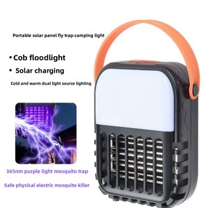 Lampe anti-moustiques LED UV rechargeable par USB, solaire, étanche, portable, lanterne de camping, lumière de tente pour le camping, le <span class=keywords><strong>jardin</strong></span>, la pêche, le camping-car - Product Image 2