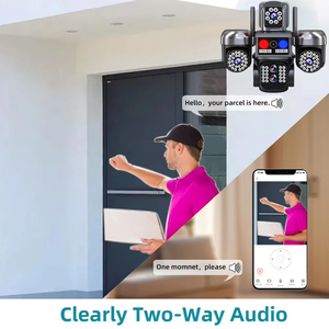 8MP <span class=keywords><strong>Camera</strong></span> An Ninh chuyển động detcion tự động theo dõi 3 ống kính tầm nhìn ban đêm không thấm nước Mạng <span class=keywords><strong>Camera</strong></span> An Ninh - Product Image 3