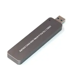 אלומיניום M.2 NVME כדי USB 3.1 סוג PCIE SSD HDD CNC עיבוד מארז M-מפתח SSD כדי USB-A מתאם (USB-A)