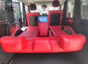 Canapé-lit/sièges pliants en cuir de luxe personnalisés pour camping-car/MPV/camion, 2, 3 ou 4 places, pour sièges de voiture modifiés - Product Image 4