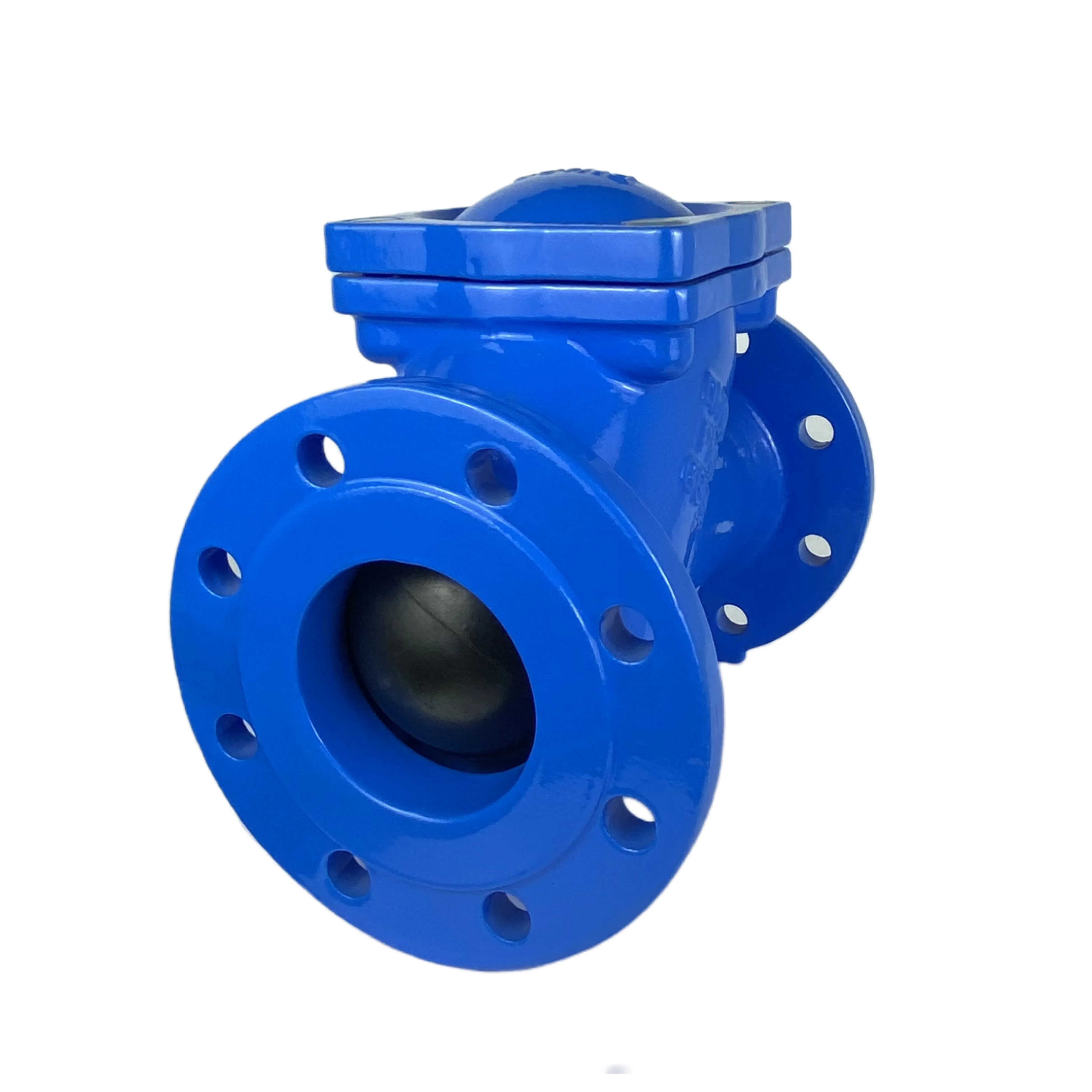 Harga pabrik Ductile bola besi tipe check valve bola cek katup untuk industri pompa DIN3202-F6