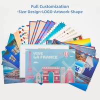 Support rotatif pour cartes postales personnalisées avec coupeur automatique - Papier artistique écologique - Taille personnalisée pour anniversaire, Noël, Nouvel An