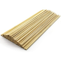 Çin Bambu Şiş Fabrikası Gıda Sınıfı Bambu Çubukları Toptan Dayanıklı Bambu Şişleri Barbekü, Bahçe Bitki Desteği için