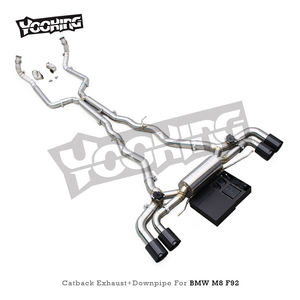 Tubo de Escape Catback <span class=keywords><strong>Tuning</strong></span> para <span class=keywords><strong>BMW</strong></span> <span class=keywords><strong>M8</strong></span> F91/F92/F93 4.4TT 2019-2023, Tubo de Escape de Acero Inoxidable de Alto Rendimiento con Puntas MP - Product Image 6