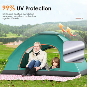 Tienda de campaña ultraligera <span class=keywords><strong>plegable</strong></span> para exteriores grande personalizada, tienda de campaña emergente glamping, tienda de campaña de lujo impermeable con cama - Product Image 3