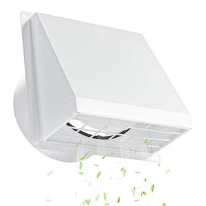 غطاء مجفف شبكي قابل للفصل 4 بوصة مثبت على الحائط للتنظيف المنزلي فتحة التهوية - Product Image 1