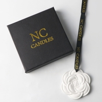 Diffuseur d'huiles essentielles en céramique parfumée à la fleur de porcelaine, fait main, pour armoire, voiture et maison