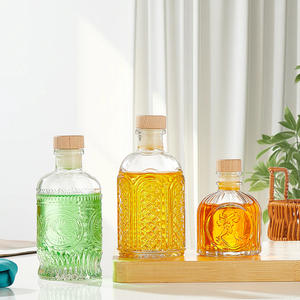 100ml 150ml 160ml 180ml 220ml 250ml Mini bouteilles en verre <span class=keywords><strong>de</strong></span> whisky à <span class=keywords><strong>base</strong></span> lourde Vintage avec capuchon en T pour huile <span class=keywords><strong>de</strong></span> <span class=keywords><strong>boisson</strong></span> au vin - Product Image 3