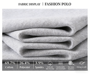 Disponibile Cotone Pettinato Lavorato a Maglia 200g Classe 7A, Traspirante e Antimicrobico, Unisex per Camicie con <span class=keywords><strong>Colletto</strong></span> a Righe Stile Francese per Uomo e Donna - Product Image 5