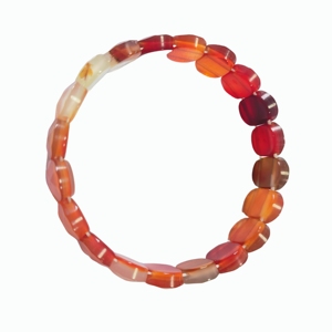 สร้อยข้อมืออาเกตหลากสี สร้อยข้อมือลูกปัดอาเกตขายดีประดับหยก - Product Image 3