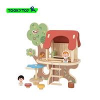 Bloques de construcción 3D para niños, rompecabezas manual de madera, animal de madera, Educación Temprana, juguete de bloques de construcción ensamblados