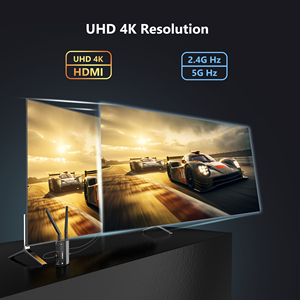 Bộ mở rộng không dây 4K cho <span class=keywords><strong>video</strong></span> HDMI, bộ thu phát 350m, mở rộng <span class=keywords><strong>2.4</strong></span>/5G cho Laptop, PS4/5, Camera, máy ảnh DSLR sang máy chiếu, TV - Product Image 3