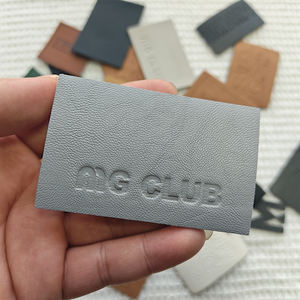 Etiquetas de Cuero Sintético con Logotipo en Relieve Personalizadas al por Mayor, Etiquetas de Cuero Láser para Ropa, Jeans y Gorras - Product Image 6