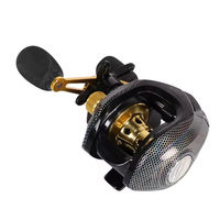 Moulinet Baitcasting NARON pour droitier, Frein Max 10KG, 19+1BB, Rapport 7.2:1 Haute Vitesse, Bobine en Plastique, Bobine Métallique, pour Rivière, Ruisseau, Jigging et Mer
