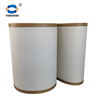 Bandes transporteuses en fibre de verre et téflon dans les fours de séchage du processus de fabrication de dalles de moquette
