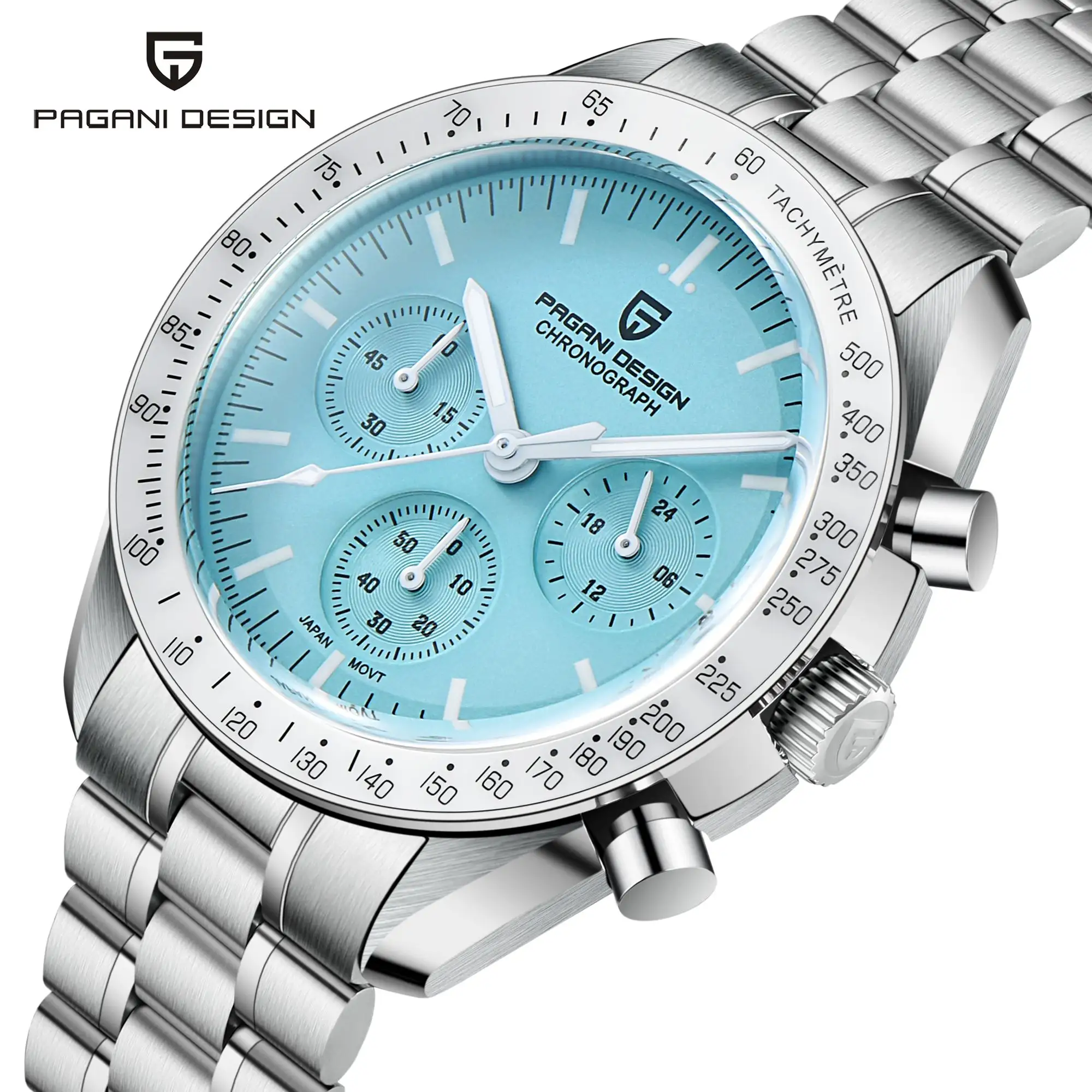 2022 New PAGANI PD 1701 Men Quartz Watches Fashion Chronograph Luxury New Style Clock Welcome Drop ship Sapphire Sports Watch