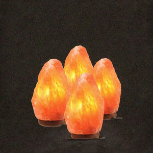 Lampe en verre de roche himalayenne naturelle avec 6 boules de massage chauffantes, pour table, usage domestique, tension 5V-240V, puissance 10W/15W/25W - Product Image 3