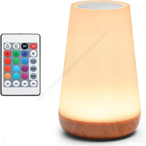 Lámpara de Escritorio LED al por Mayor, Lámpara Nocturna Táctil, Recargable por USB, Control Remoto, Temporizador de Luz Regulable, Luz Lateral Portátil - Product Image 1