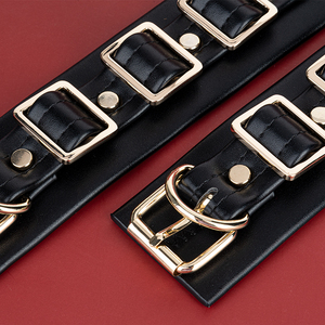 Venta caliente Adulto Sexo Bondage Kit Set Negro Tentación Pareja <span class=keywords><strong>Cama</strong></span> Atada Bondage Set - Product Image 4