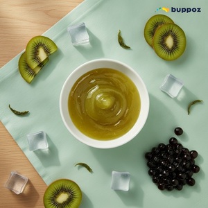 Sirop de kiwi 5 kg Bouteille Halal HACCP Végétarien pour les magasins de bubble tea et de milk tea OEM - Product Image 4